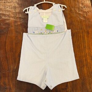 H&M Blue Checkered Kids One Piece